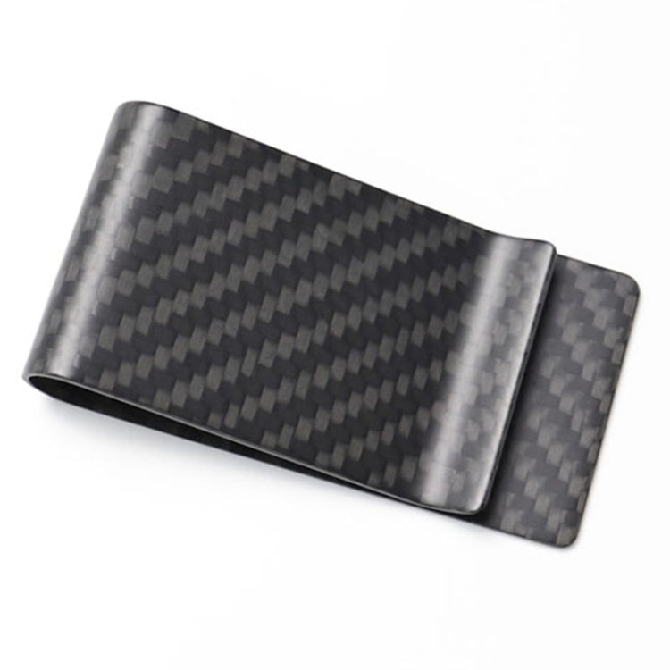 Car Carbon Fiber Card Holder Wallet Credit Card Clip(Matte) - Sunglasses & Glasses Clips by PMC TechLife | Online Shopping South Africa | PMC TechLife