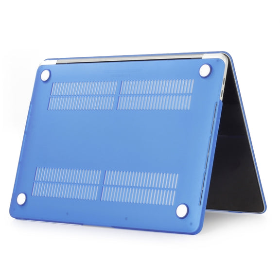 Laptop Matte Style Protective Case For MacBook Pro 13.3 inch A2338 2022(Dark Blue)
