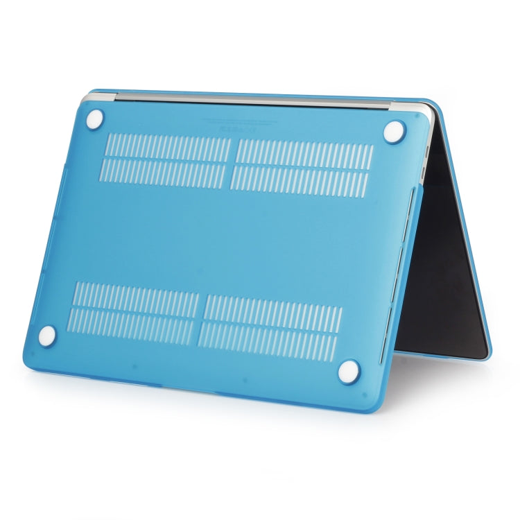 Laptop Matte Style Protective Case For MacBook Pro 13.3 inch A2338 2022(Water Blue)