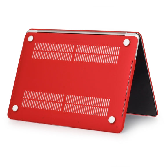 Laptop Matte Style Protective Case For MacBook Air 13.6 inch A2681 2022(Red)