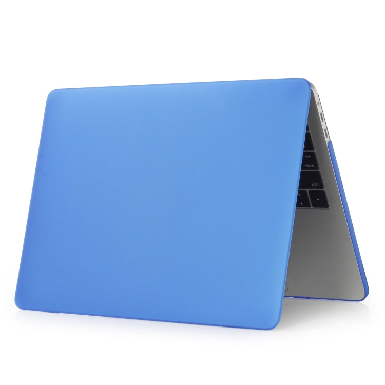 Laptop Matte Style Protective Case For MacBook Air 13.6 inch A2681 2022(Dark Blue)