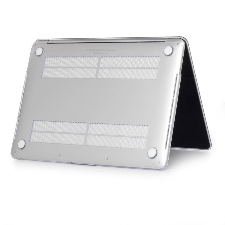 Laptop Matte Style Protective Case For MacBook Air 13.6 2025 / 2023 / 2022(Transparent)