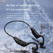 Dido W11S Bone Conduction Water-resistant Wireless Bluetooth Sports Earphone(Black)