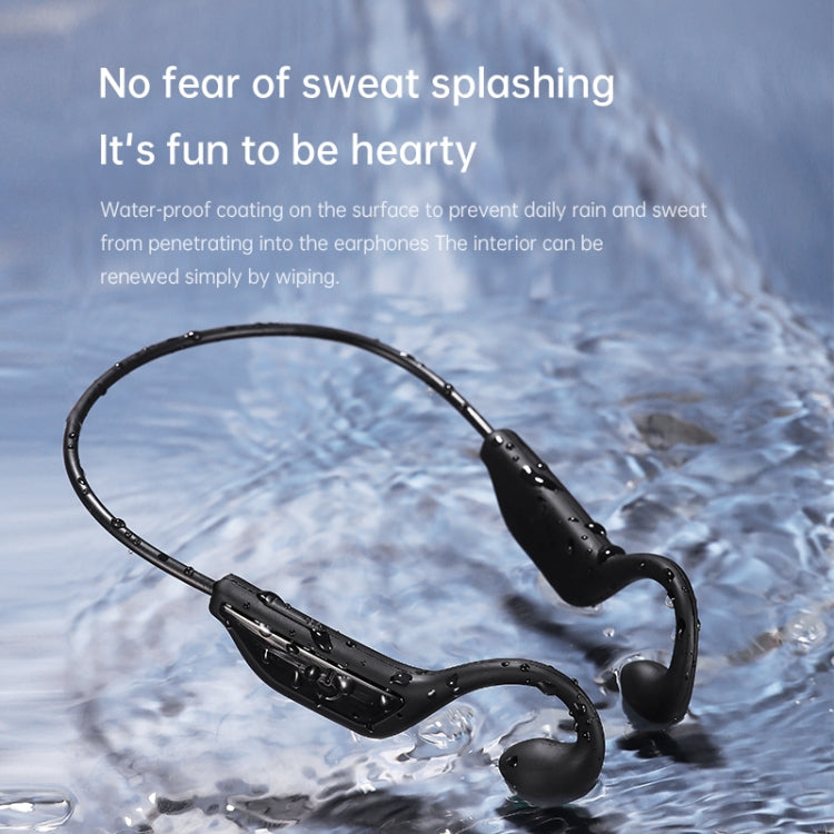 Dido W11S Bone Conduction Water-resistant Wireless Bluetooth Sports Earphone(Black)