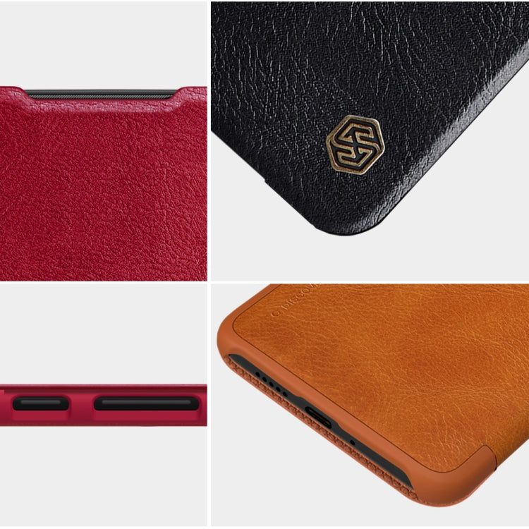 For Xiaomi Redmi Note 11T Pro/11T Pro+ 5G/Poco X4 GT 5G NILLKIN QIN Series Crazy Horse Texture Leather Phone Case(Red) - free shipping - PMC TechLife - Order now!