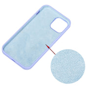 For iPhone 14 Pro Max Solid Color Silicone Phone Case (Purple)