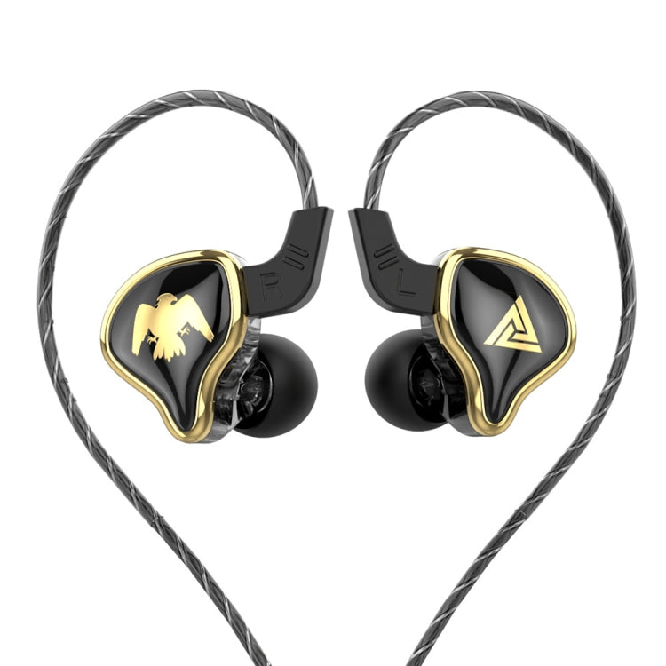 QKZ AK6-Ares Sports In-ear HIFI Wired Control Earphone with Mic(Black) - In Ear Wired Earphone by QKZ | Online Shopping South Africa | PMC TechLife | Buy Now Pay Later Mobicred