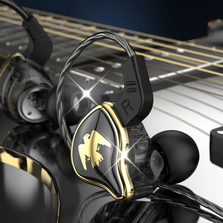 QKZ AK6-Ares Sports In-ear HIFI Wired Control Earphone with Mic(Black) - In Ear Wired Earphone by QKZ | Online Shopping South Africa | PMC TechLife | Buy Now Pay Later Mobicred