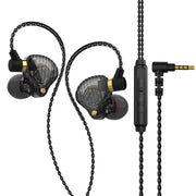 QKZ SK3 3.5mm Sports In-ear Wired HIFI Bass Stereo Sound Earphone with Mic(Black)