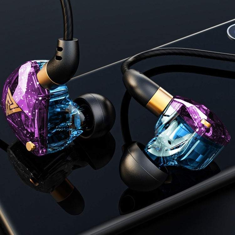 QKZ SK8 3.5mm Sports In-ear Dynamic HIFI Monitor Earphone with Mic(Colorful) - In Ear Wired Earphone by QKZ | Online Shopping South Africa | PMC TechLife | Buy Now Pay Later Mobicred