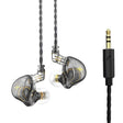 QKZ ZXT Sports In-ear Wired Control Plug HIFI Stereo Stage Monitor Earphone, Style:Standard Version(Transparent Grey) - free shipping - PMC TechLife - Order now!