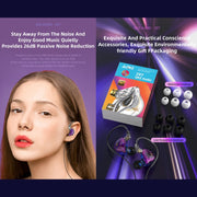 QKZ ZXT Sports In-ear Wired Control Plug HIFI Stereo Stage Monitor Earphone, Style:Standard Version(Transparent Grey)