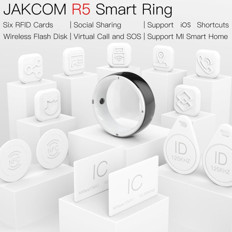 JAKCOM R5 Smart Ring Multifunction Smart Wear Ring, Size:S - free shipping - PMC Jewellery - Order now!