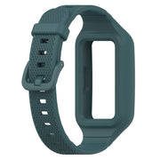 For Huawei Band 10 / 9 / 8 / 7 / 6 Universal Integrated Silicone Watch Band(Green)