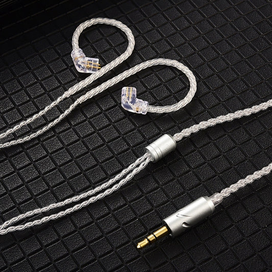 QKZ A1 Four-strand Silver-plated Wired Earphone - In Ear Wired Earphone by QKZ | Online Shopping South Africa | PMC Jewellery | Buy Now Pay Later Mobicred