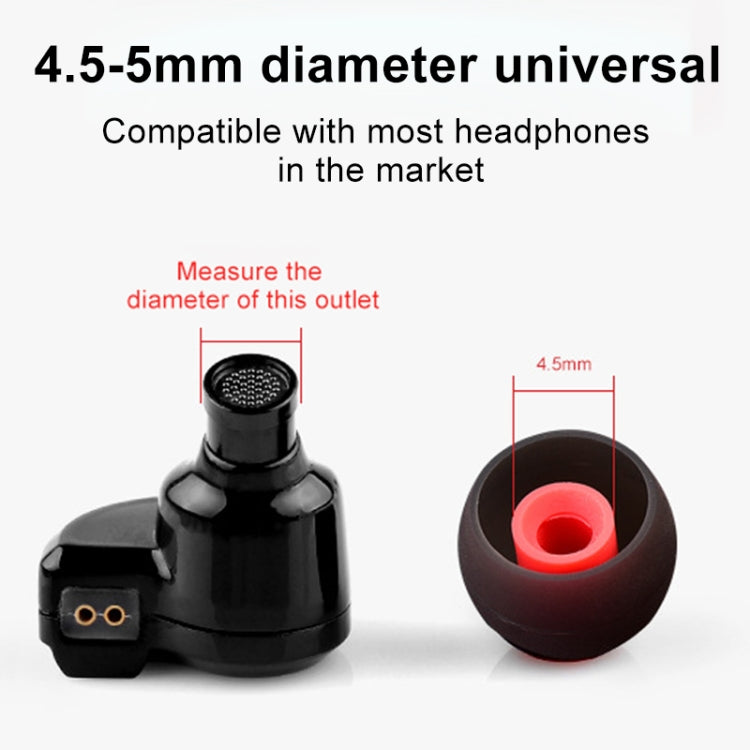 QKZ GJES 6-in-1 In-Ear Earphone Silicone Ear Caps(Transparent White) - Anti-dust & Ear Caps by QKZ | Online Shopping South Africa | PMC TechLife