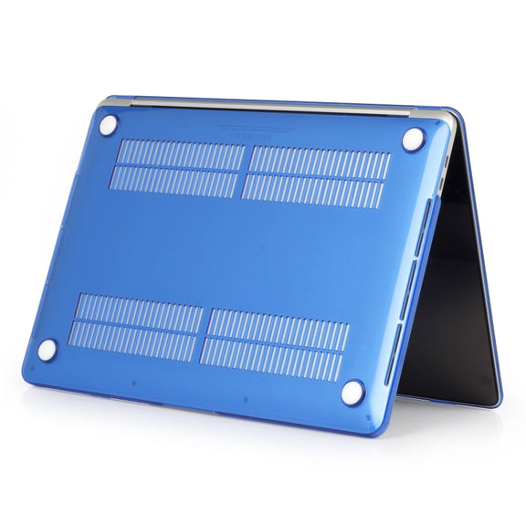 Laptop Crystal Style Protective Case For MacBook Pro 13.3 inch A2338 2022(Dark Blue)