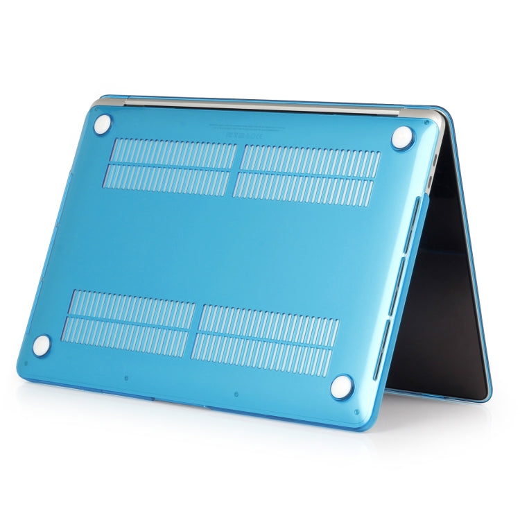 Laptop Crystal Style Protective Case For MacBook Pro 13.3 inch A2338 2022(Water Blue)
