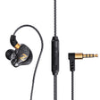 QKZ ZEN In-ear Subwoofer Wire-controlled Music Running Sports Earphone with Mic(Black) - In Ear Wired Earphone by QKZ | Online Shopping South Africa | PMC TechLife | Buy Now Pay Later Mobicred
