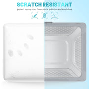 PC + TPU Honeycomb Laptop Protective Case For MacBook Pro 14.2 inch A2442 2021(Star Gray)