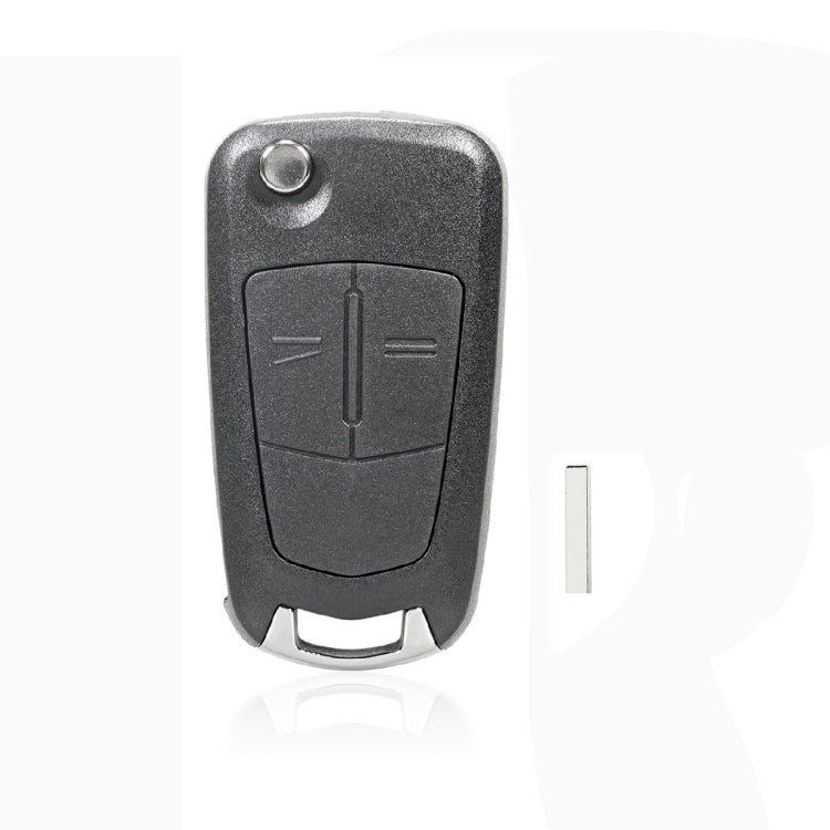 For Opel Car Foldable Blade Key Case with Screw Hole, Style:2-button HU100 without Slot - Remote Car Key by PMC Jewellery | Online Shopping South Africa | PMC Jewellery | Buy Now Pay Later Mobicred