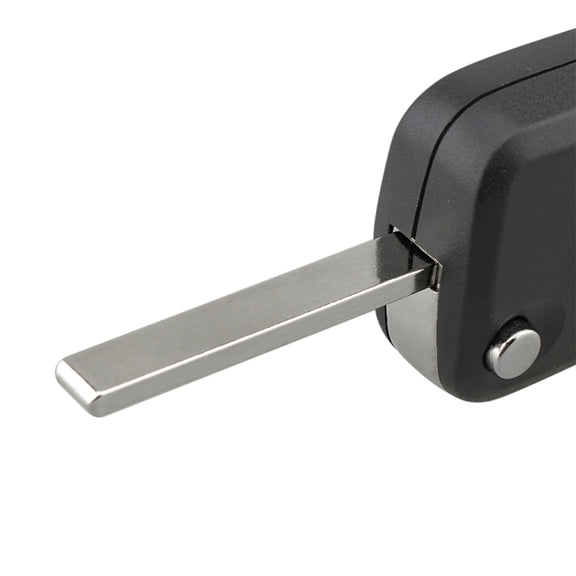 For Opel Car Foldable Blade Key Case with Screw Hole, Style:2-button HU100 without Slot