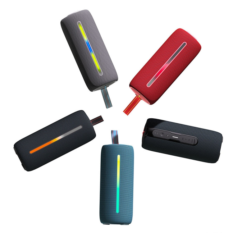 HOPESTAR P37 Outdoor Portable RGB Light Waterproof Wireless Bluetooth Speaker(Blue) - free shipping - PMC TechLife - Order now!