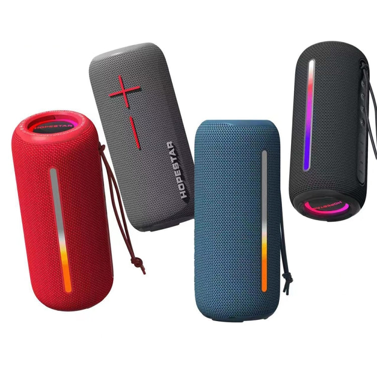 HOPESTAR P39 Outdoor Waterproof RGB Light Wireless Bluetooth Speaker(Black) - free shipping - PMC TechLife - Order now!