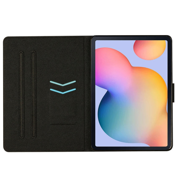 For Samsung Galaxy Tab A7 10.4 2020 T500 Stitching Solid Color Smart Leather Tablet Case(Green)