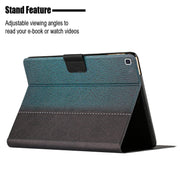 For Samsung Galaxy Tab A7 10.4 2020 T500 Stitching Solid Color Smart Leather Tablet Case(Green)