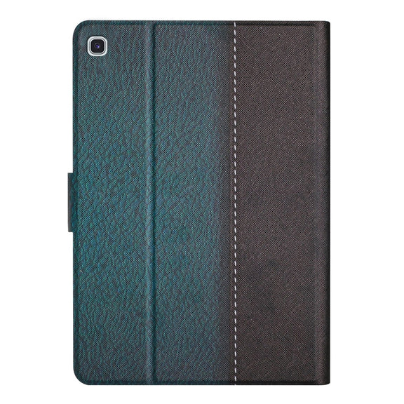 For Samsung Galaxy Tab S6 Lite P610 Stitching Solid Color Leather Tablet Case(Green)