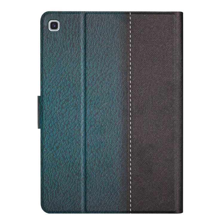 For Samsung Galaxy Tab S6 Lite P610 Stitching Solid Color Leather Tablet Case(Green)