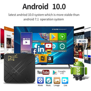 D9 PRO 2.4G/5G WIFI 4K HD Android TV Box, Memory:8GB+128GB(EU Plug)