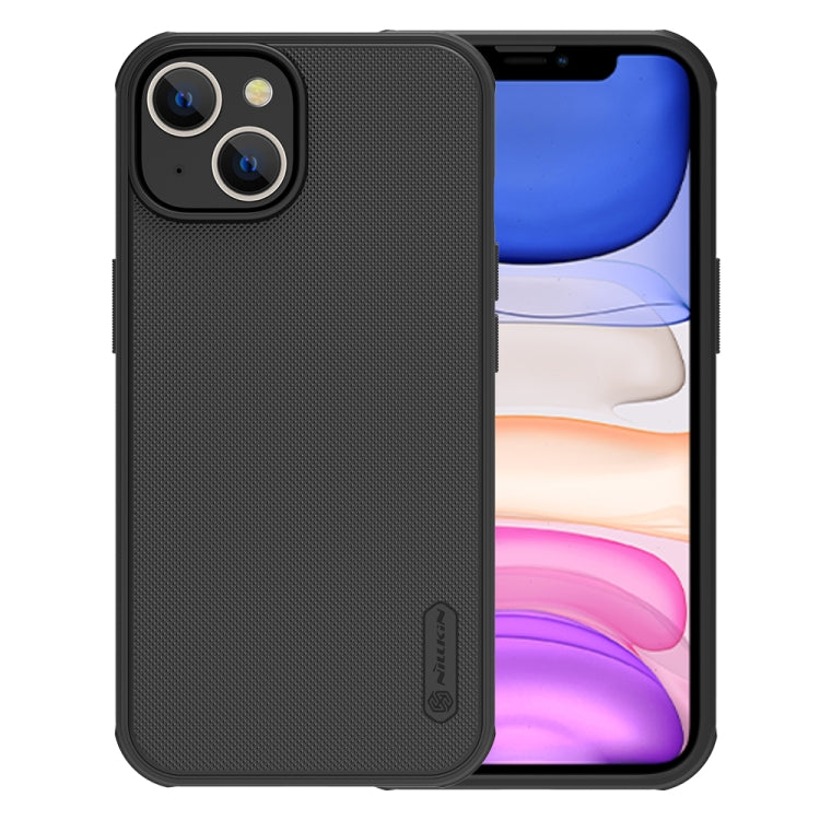 For iPhone 14 Plus NILLKIN Frosted Shield Pro PC + TPU Phone Case (Black) - iPhone 14 Plus Cases by NILLKIN | Online Shopping South Africa | PMC TechLife