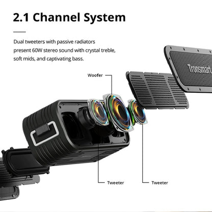 Tronsmart Force X 60W Portable Outdoor Waterproof Bluetooth 5.0 Speaker - free shipping - PMC Jewellery - Order now!