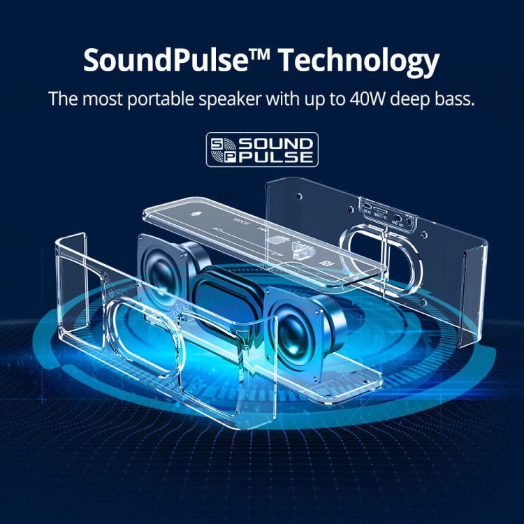 Tronsmart Mega 40W 3D Surround Sound Bluetooth 5.0 Speaker - free shipping - PMC Jewellery - Order now!