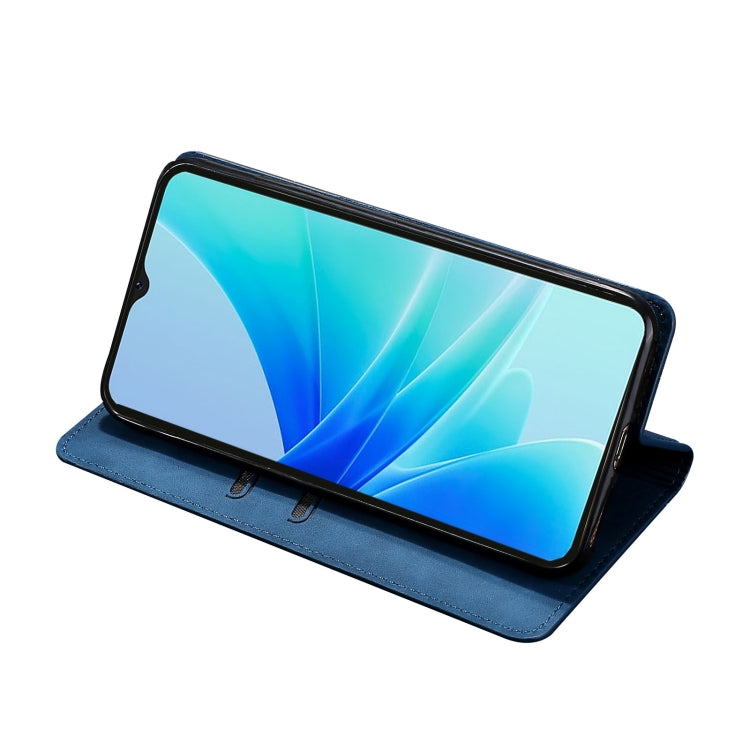 For Huawei nova 10 Skin Feel Magnetic Horizontal Flip Leather Phone Case(Blue) - free shipping - PMC TechLife - Order now!