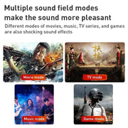 D90 Home Theater Audio Echo Wall Soundbar Subwoofer Bluetooth Audio(Brown)