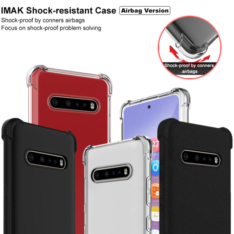 For LG V60 ThinQ 5G IMAK All-inclusive Shockproof Airbag TPU Protective Case, with Screen Protector(Transparent) - LG by imak | Online Shopping South Africa | PMC TechLife