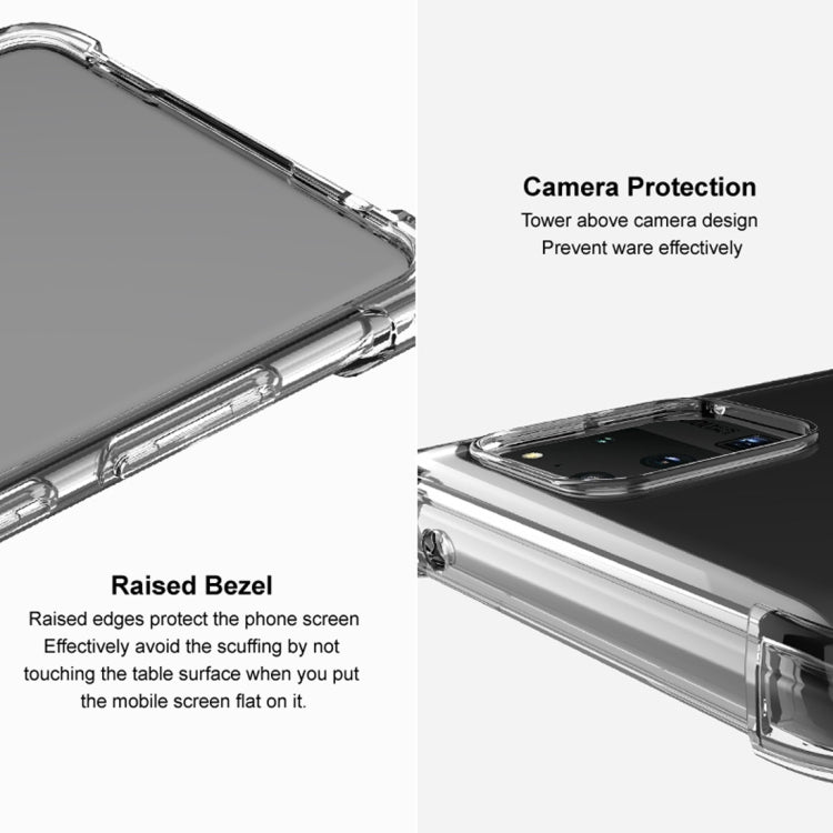For LG V60 ThinQ 5G IMAK All-inclusive Shockproof Airbag TPU Protective Case, with Screen Protector(Transparent) - LG by imak | Online Shopping South Africa | PMC TechLife