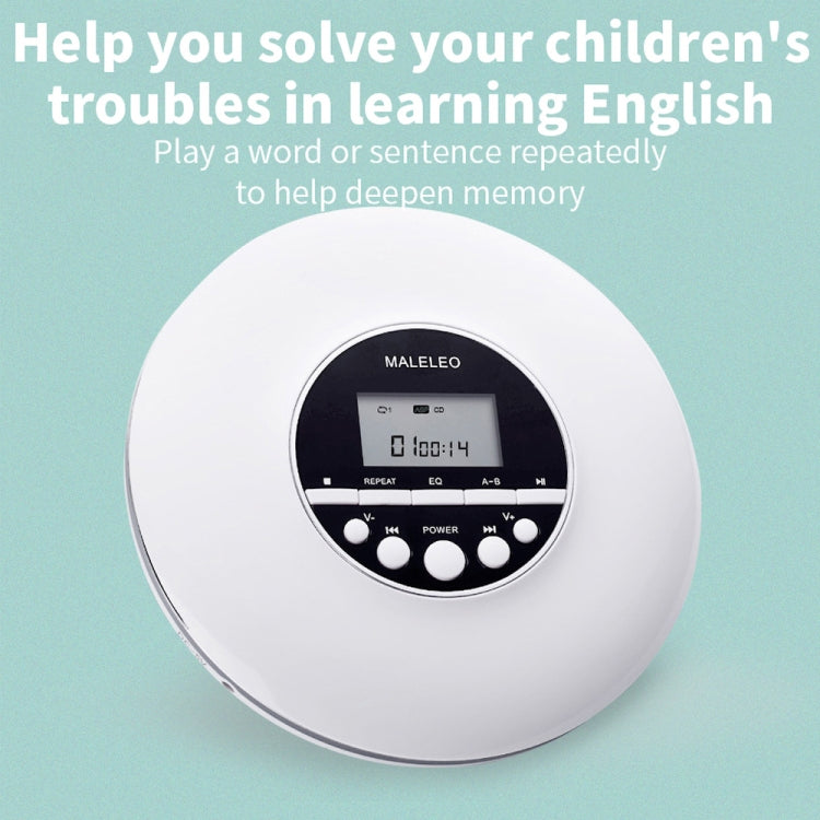 Kecag KC-706 Portable Walkman CD Player(White) - DVD & LCD Player by Kecag | Online Shopping South Africa | PMC TechLife | Buy Now Pay Later Mobicred