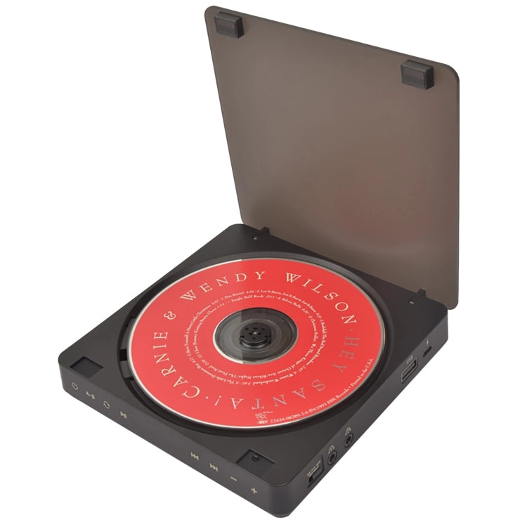 Kecag KC-708 Portable Retro Disc Album CD Player(Black) - free shipping - PMC Jewellery - Order now!