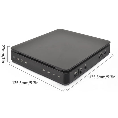 Kecag KC-708 Portable Retro Disc Album CD Player(Black) - free shipping - PMC Jewellery - Order now!