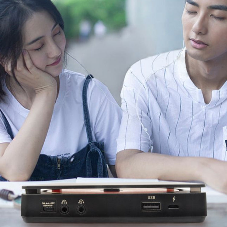 Kecag KC-708 Portable Retro Disc Album CD Player(Black) - free shipping - PMC Jewellery - Order now!