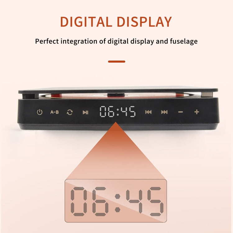 Kecag KC-708 Portable Retro Disc Album CD Player(Black) - free shipping - PMC Jewellery - Order now!