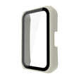 For Huawei Band 7/6 / Honor Band 7/6 Universal PC+ Toughened Film Fully Enclosed Protective Watch Case(Ivory)