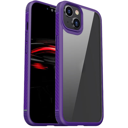 For iPhone 14 Plus iPAKY Shockproof PC + TPU Protective Phone Case (Purple) - iPhone 14 Plus Cases by iPAKY | Online Shopping South Africa | PMC Jewellery | Buy Now Pay Later Mobicred