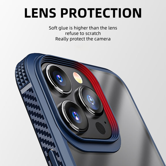 For iPhone 14 Plus iPAKY Shockproof PC + TPU Protective Phone Case (Purple)