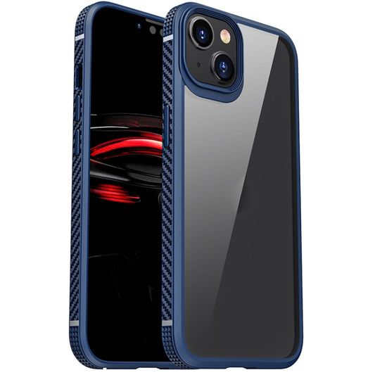 For iPhone 14 iPAKY Shockproof PC + TPU Protective Phone Case (Blue) - iPhone 14 Cases by iPAKY | Online Shopping South Africa | PMC Jewellery | Buy Now Pay Later Mobicred