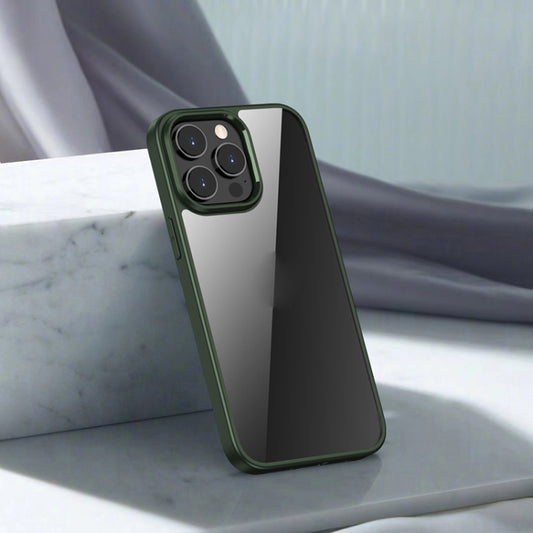 For iPhone 14 Pro iPAKY Shockproof PC + TPU Protective Phone Case(Green) - iPhone 14 Pro Cases by iPAKY | Online Shopping South Africa | PMC Jewellery | Buy Now Pay Later Mobicred